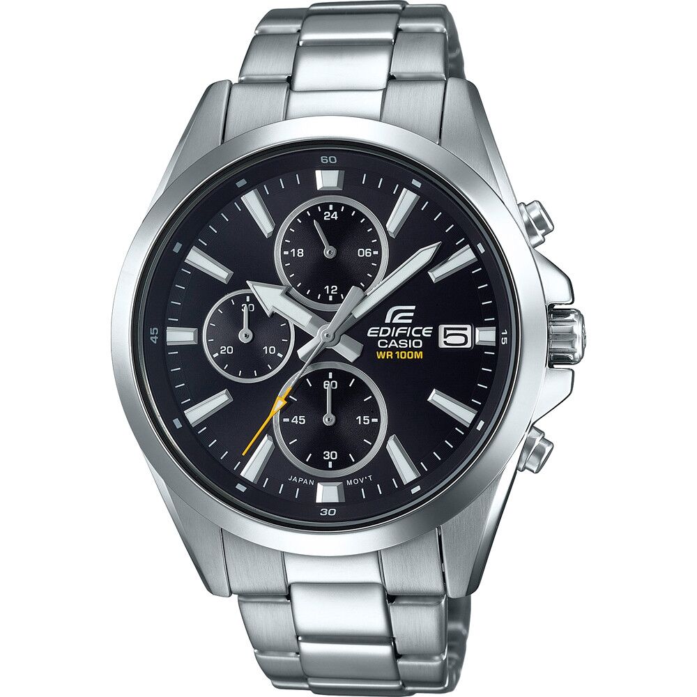 Herrklocka Casio EFV-560D-1AVUEF Silvrig Svart (Ø 44 mm)