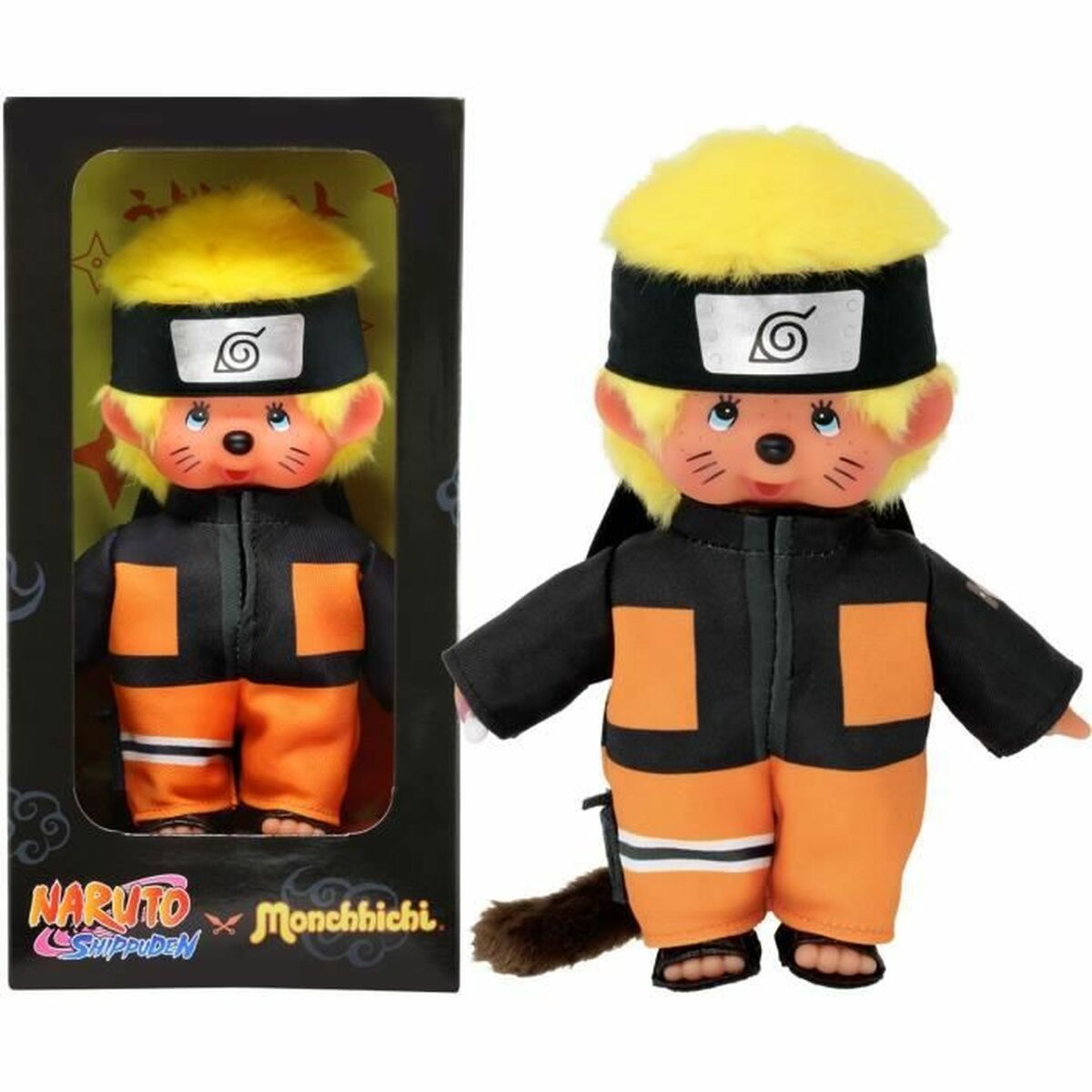 Mjukisleksak Bandai Monchhichi Naruto - 4