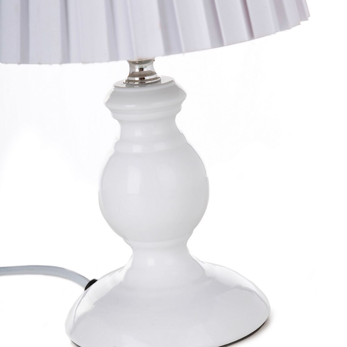 Bordslampa Vit Metall 40 W 17 x 17 x 28 cm - 2