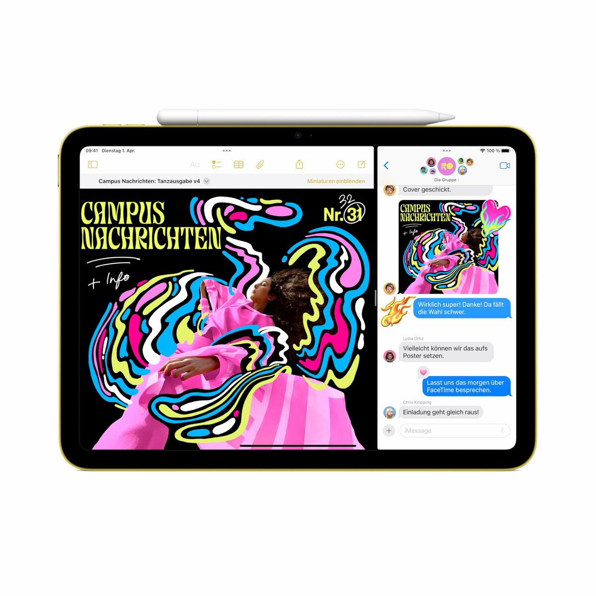 Läsplatta Apple Ipad 11 11" M4 512 GB Rosa - 4
