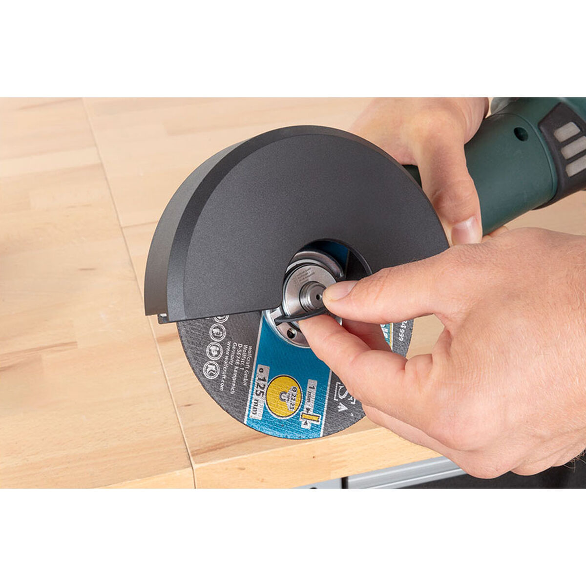 Snabbfäste mutter för vinkelslip Wolfcraft 2463000 Ø 45 mm M14 - 7