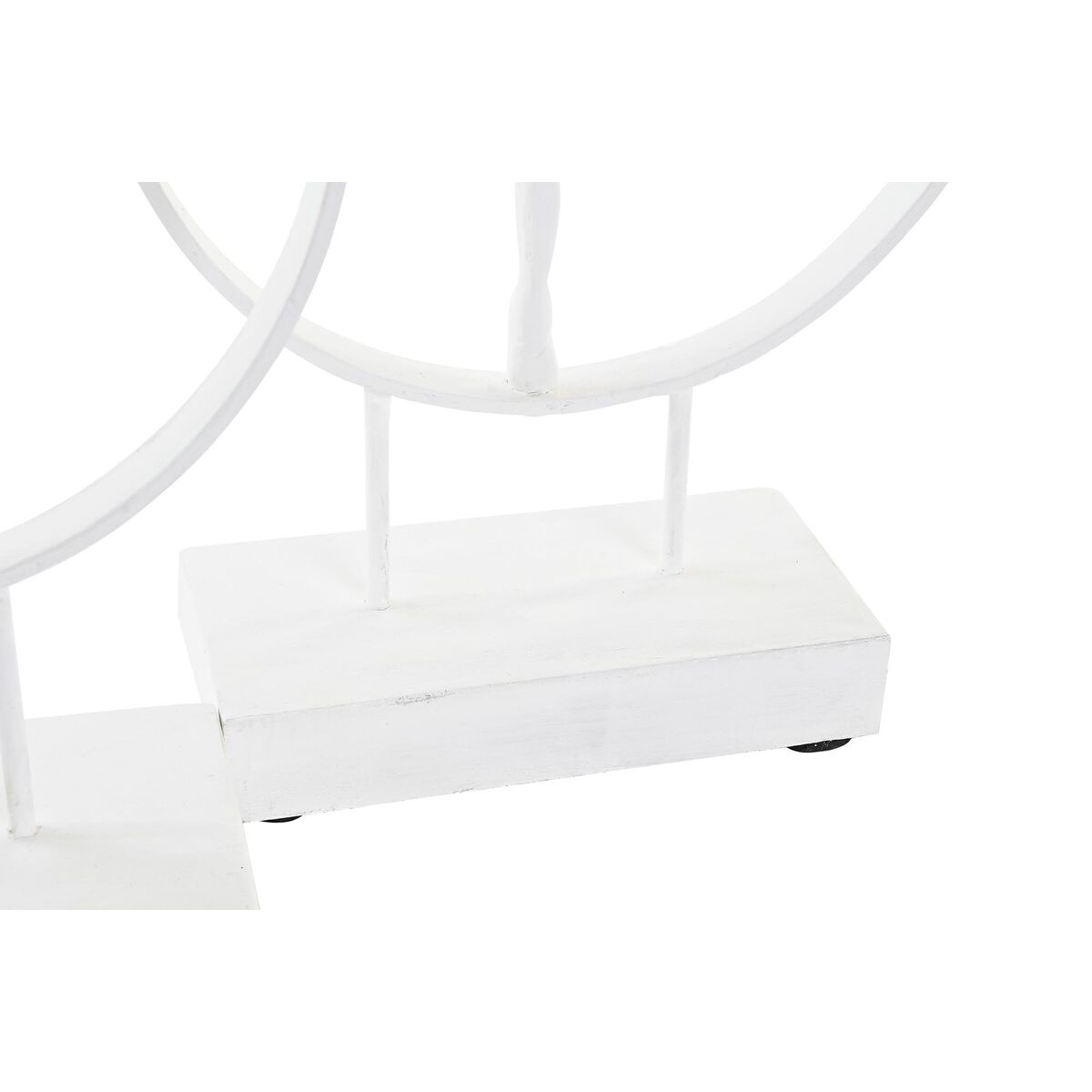 Prydnadsfigur DKD Home Decor 23 x 9 x 33 cm Vit Balettdansare (2 antal) - 2