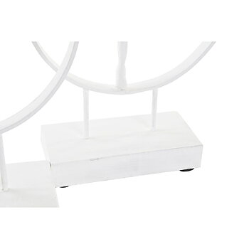 Prydnadsfigur DKD Home Decor 23 x 9 x 33 cm Vit Balettdansare (2 antal)