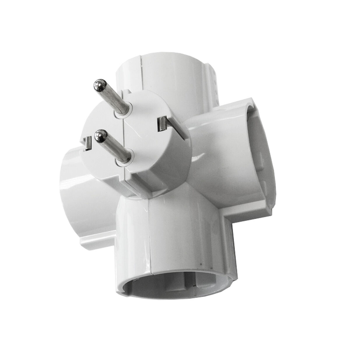 Plugg adapter EDM E40066 Termoplast 2400 W 250 V 16 A Fyrfaldig - 4