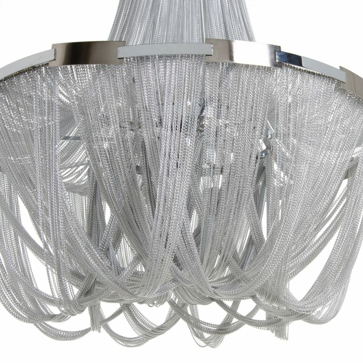 Taklampa 80 x 80 x 120 cm Metall Silver - 3