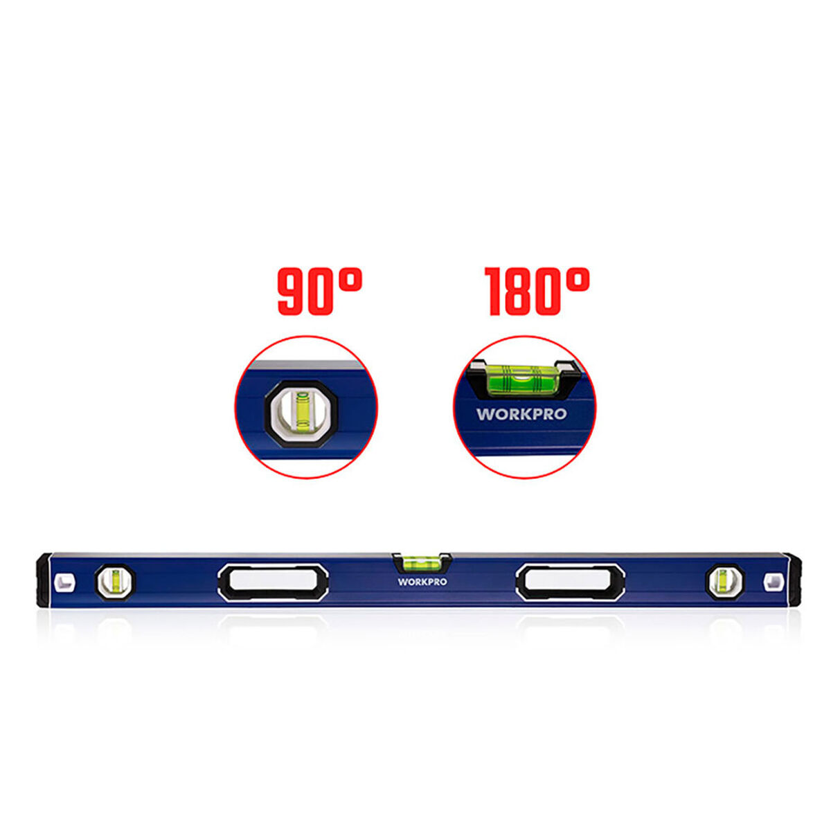 Vattenpass Workpro Aluminium 60 cm Magnetic - 11