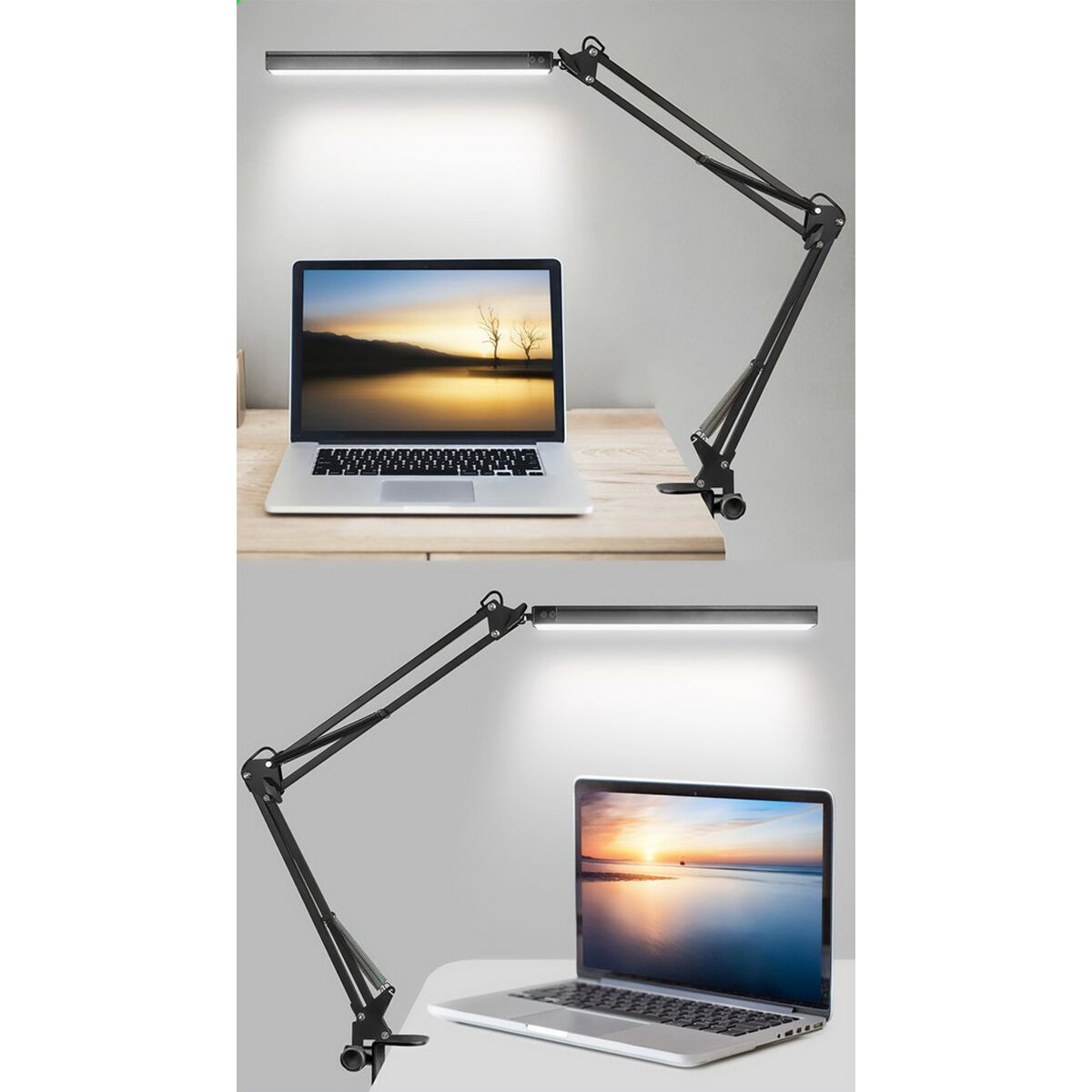 Skrivbordslampa Media Tech MT224. Svart 750 Lm - 4