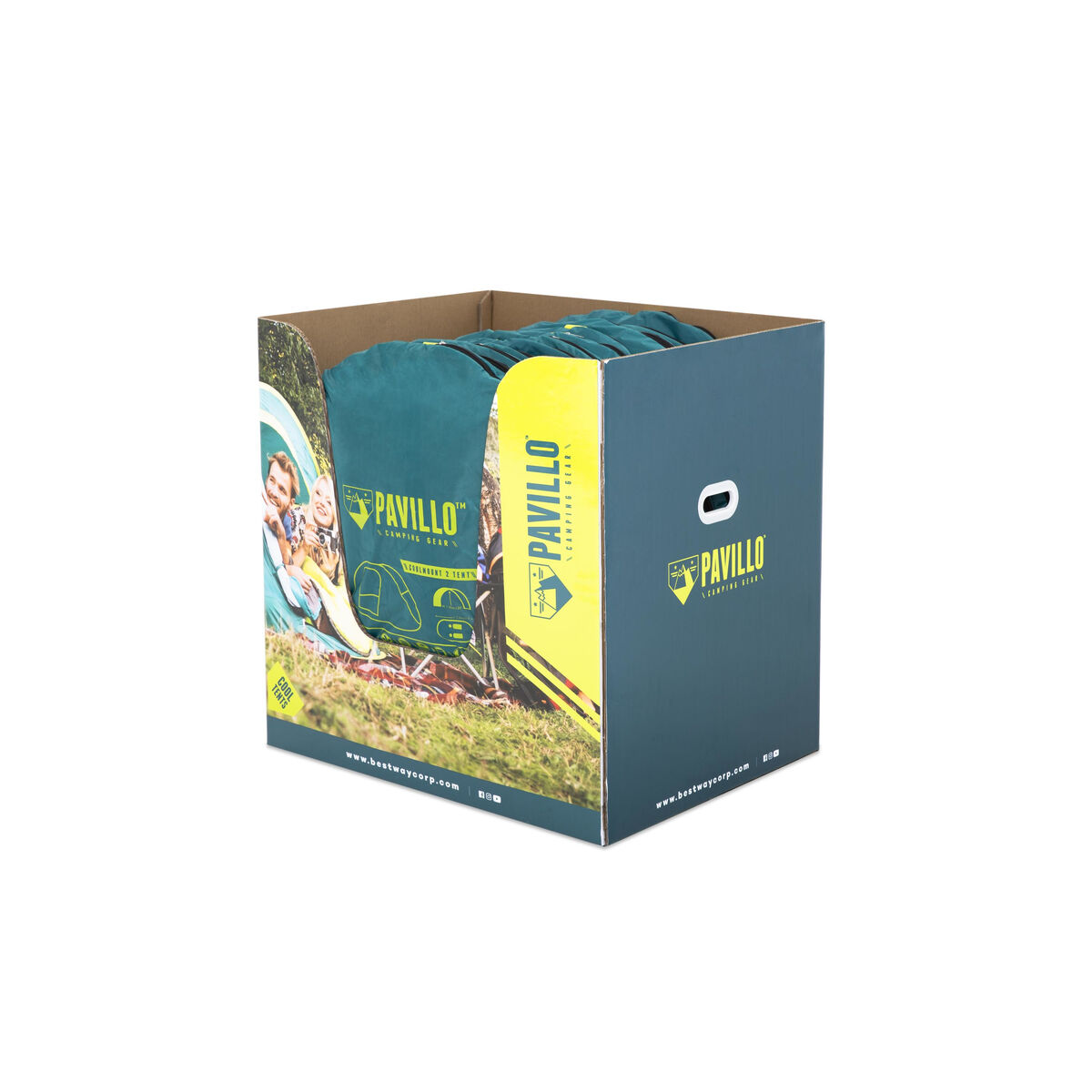 Bestway Polyester Fiberglass Tält 235x145x100 cm Camping 68086 - 8