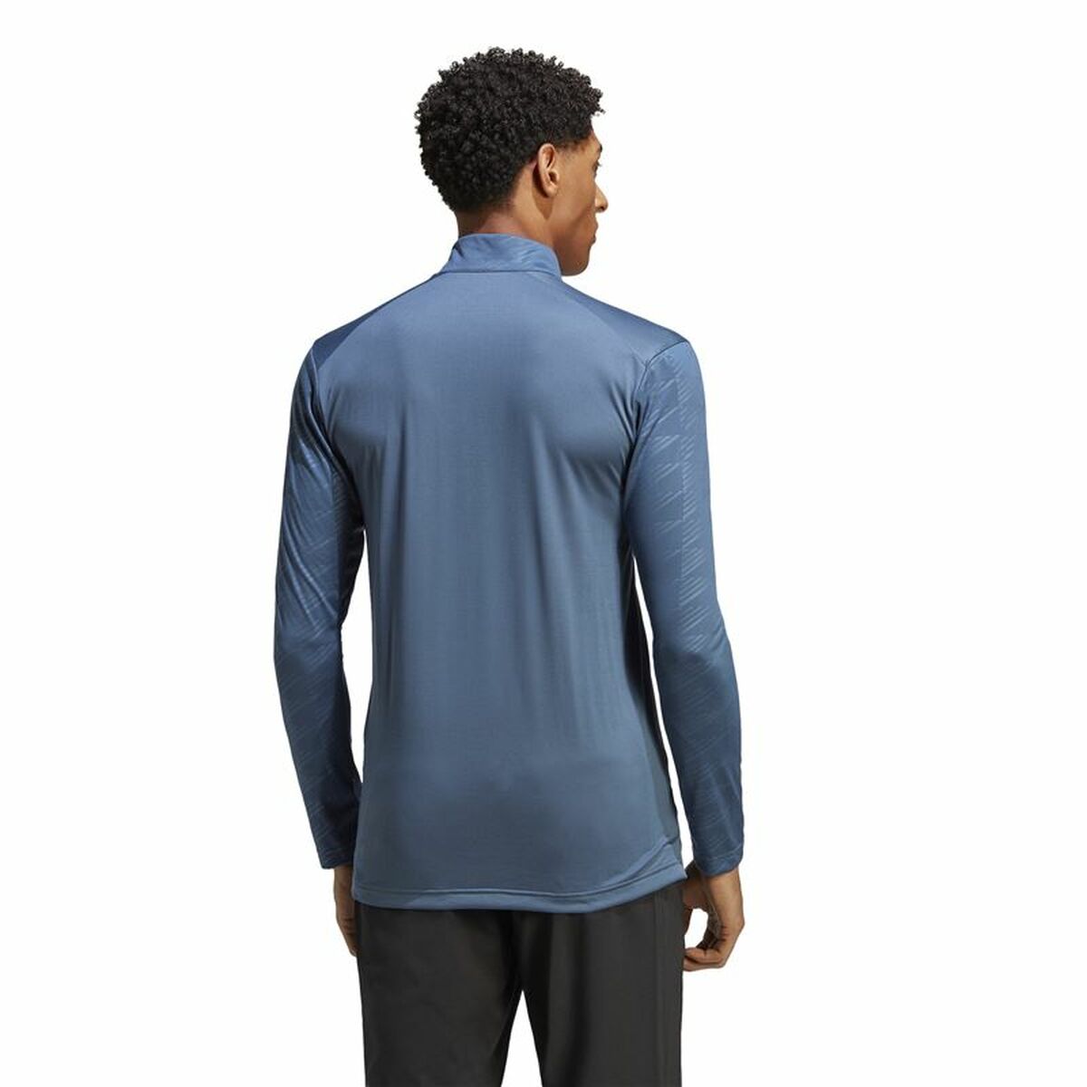 T-shirt med lång ärm Herr Adidas Multi Half Zip Ls Blå - 3