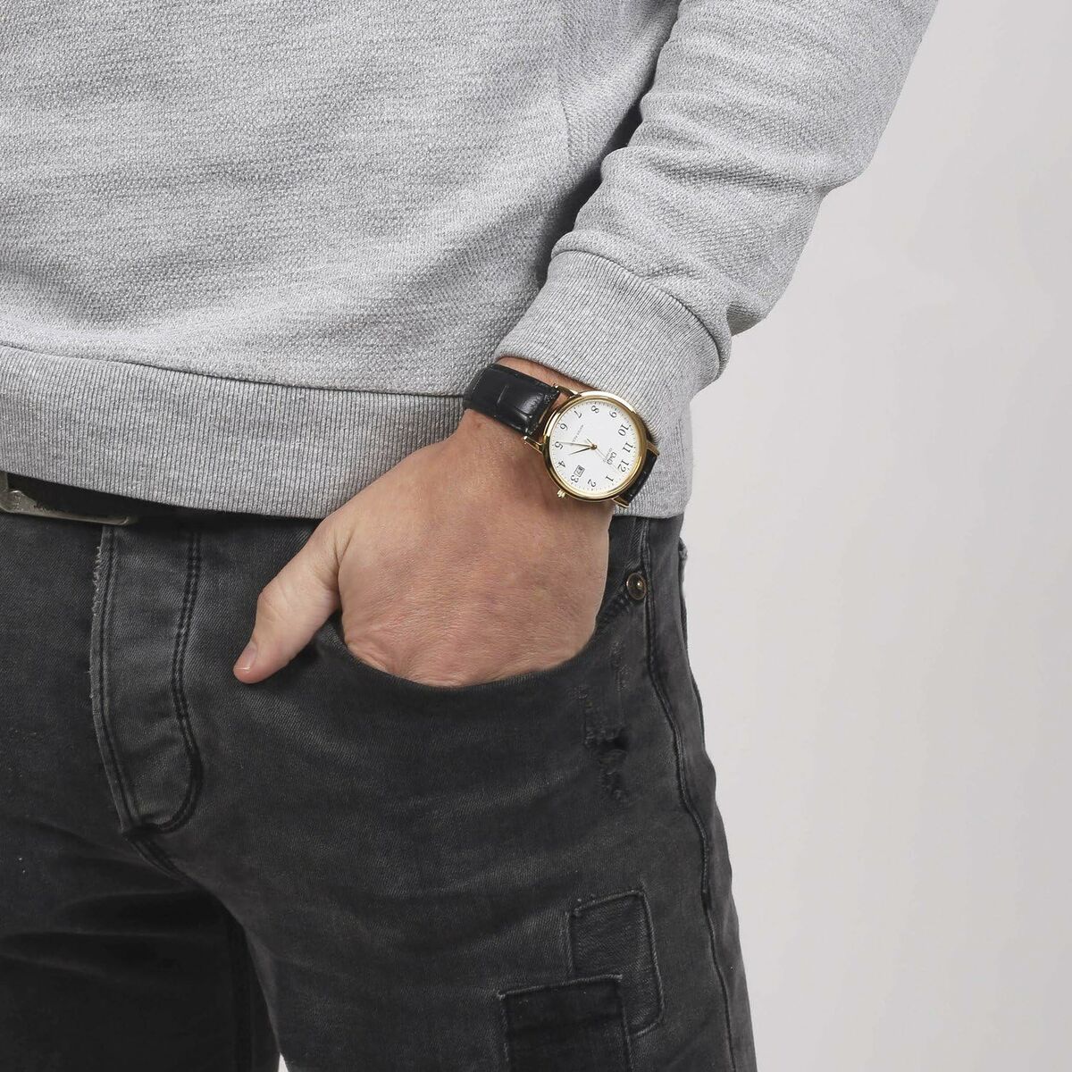 Herrklocka Q&Q BL02J104J (Ø 40 mm) - 3