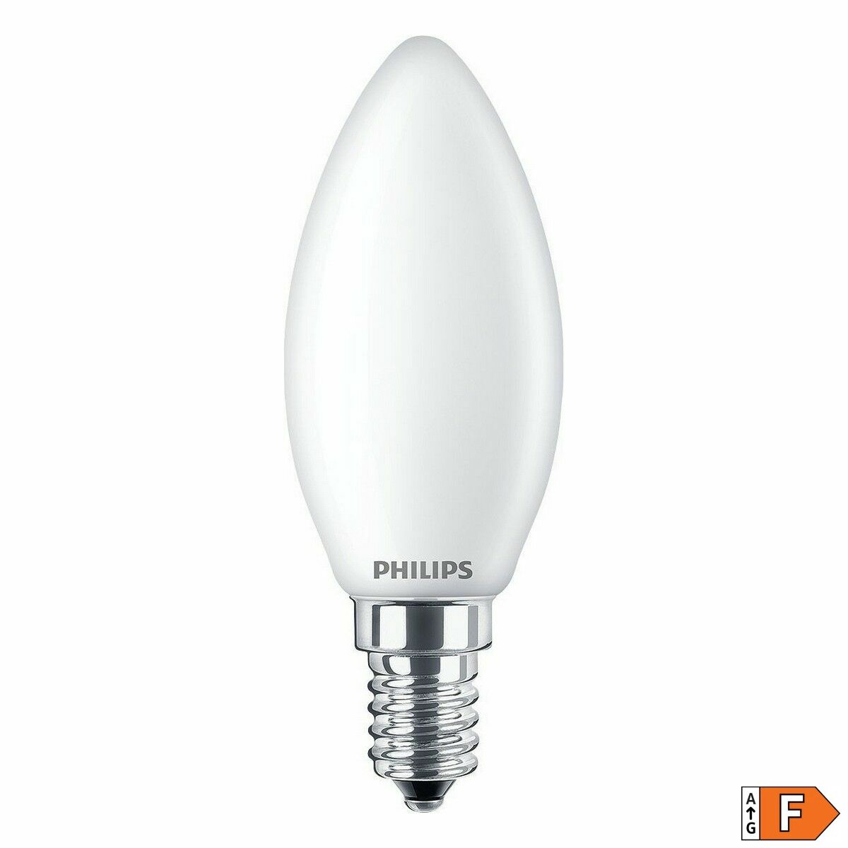 LED-lampa Philips Ljus Vit F 40 W 4,3 W E14 470 lm 3,5 x 9,7 cm (4000 K) - 8