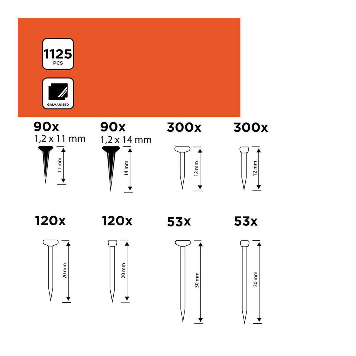 Spikar Black & Decker 1125 Delar - 2