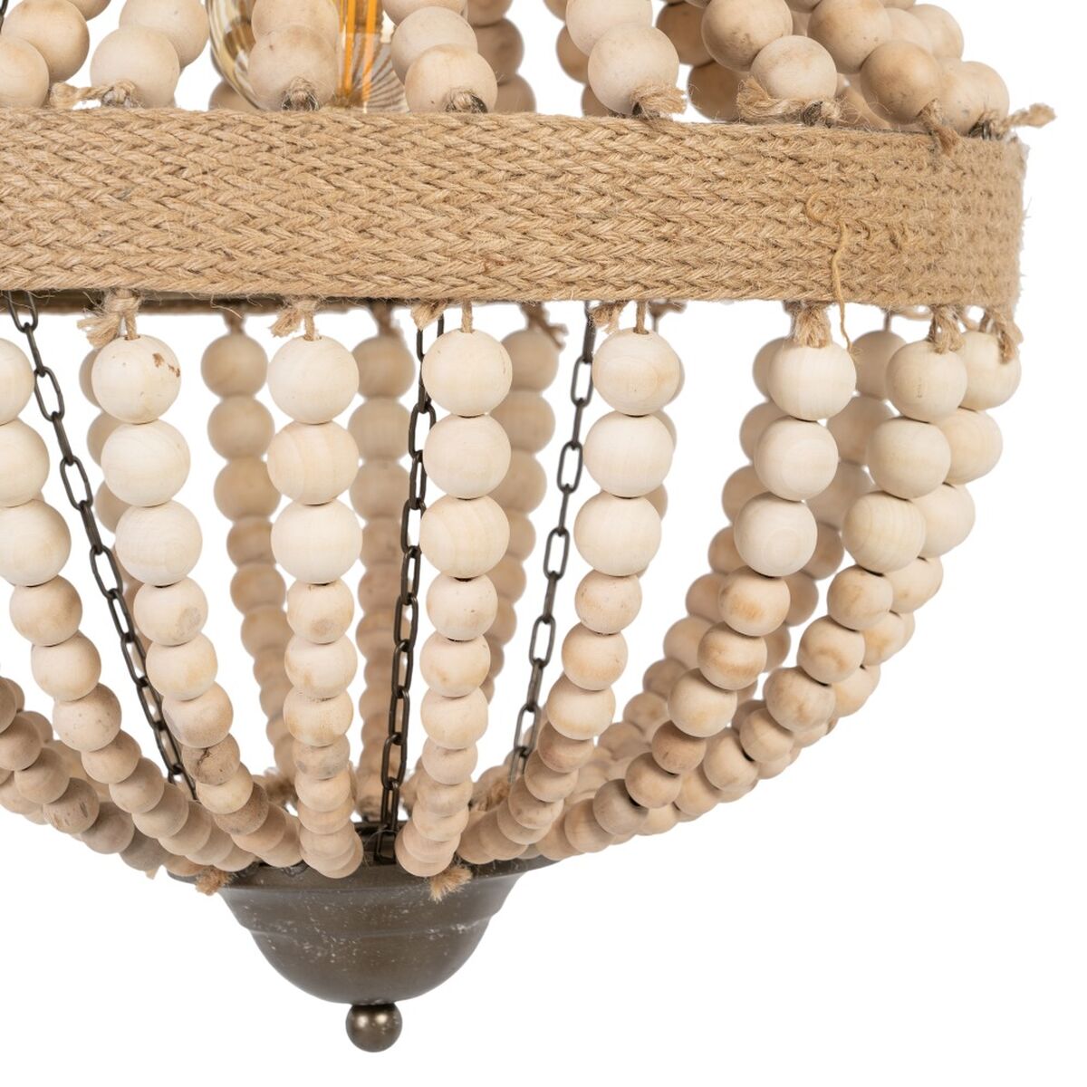 Taklampa Naturell 220-240 V 40 x 40 x 62 cm - 14