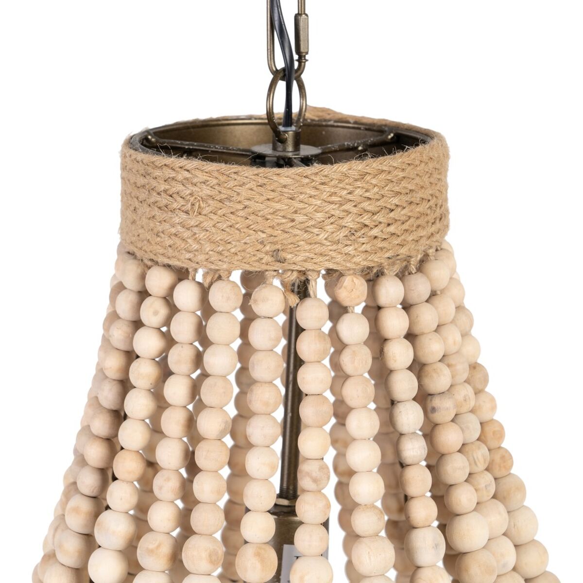 Taklampa Naturell 220-240 V 40 x 40 x 62 cm - 9