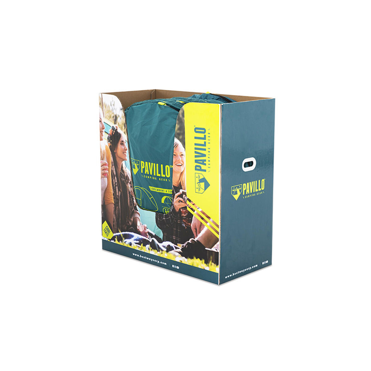 Bestway Polyester Fiberglasstält 240x210x100 cm Camping 68087 - 3
