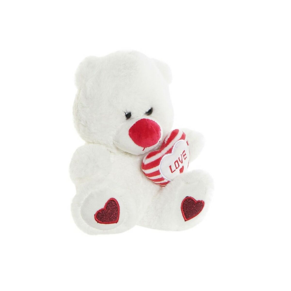 Mjukisleksak DKD Home Decor Vit Röd Plast Barn 17,5 x 15 x 20 cm - 5