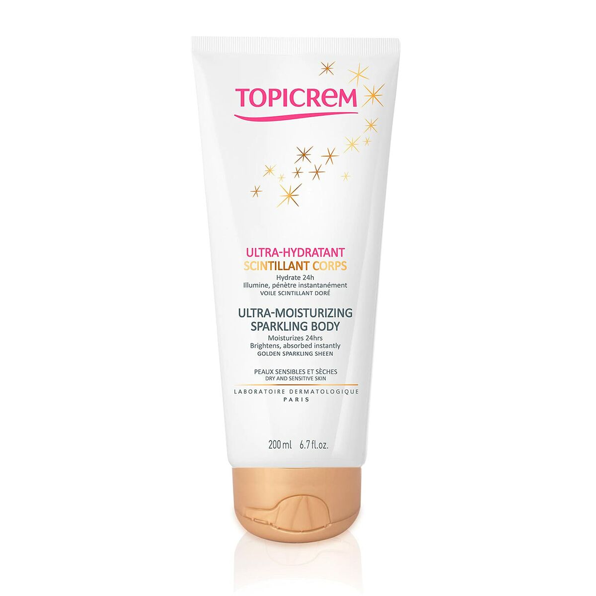Kroppslotion Topicrem Um Sparkling Gyllene