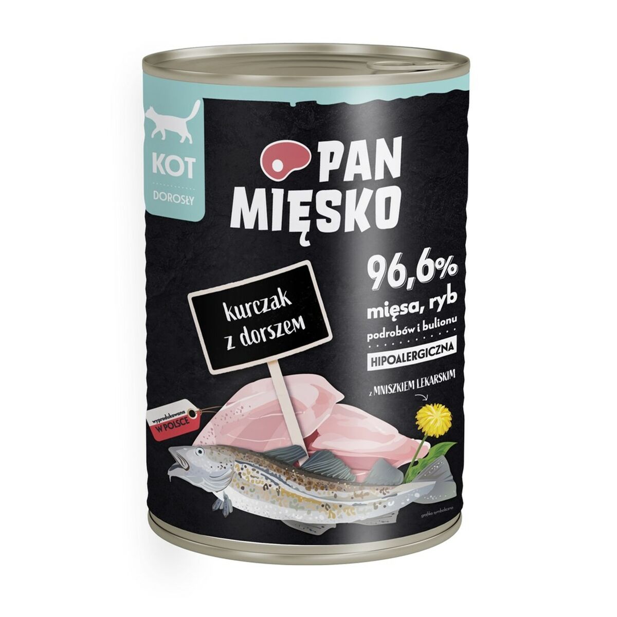 Kattmat PAN MI?SKO Mr. Meat Chicken con bacalao Kyckling 400 g