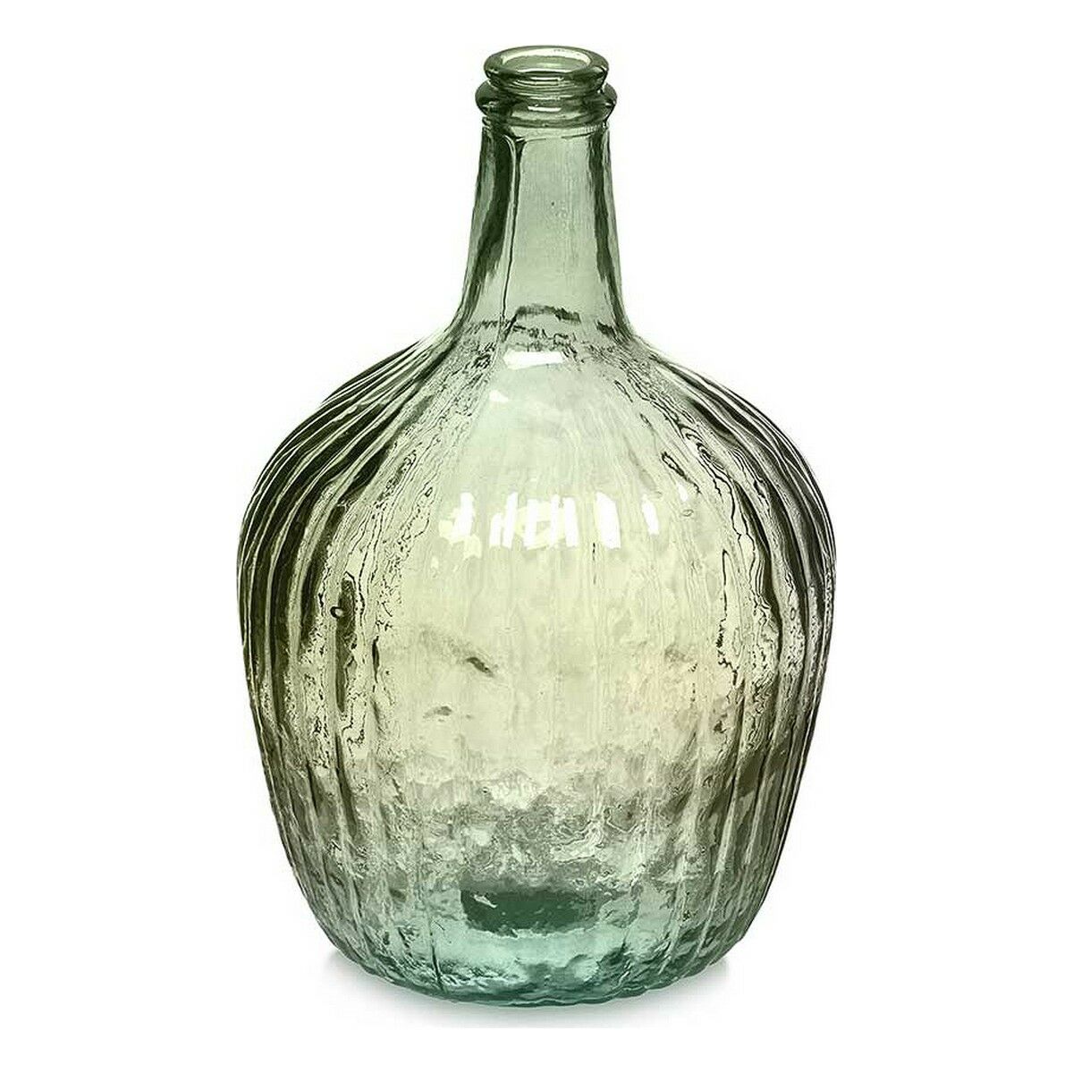 Dekorativ flaska Gift Decor Grön Ränder 4 L 17 x 29 x 17 cm Dekoration (4 antal) - 5
