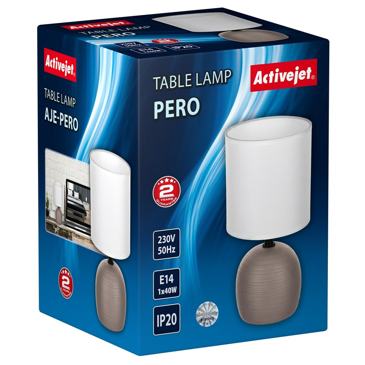 Bordslampa Activejet AJE-PERO Brons 13 cm - 3