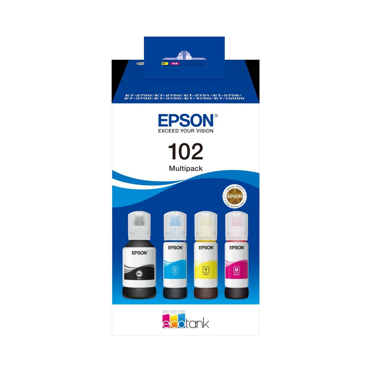 Original Bläckpatron Epson 102 Svart Magenta