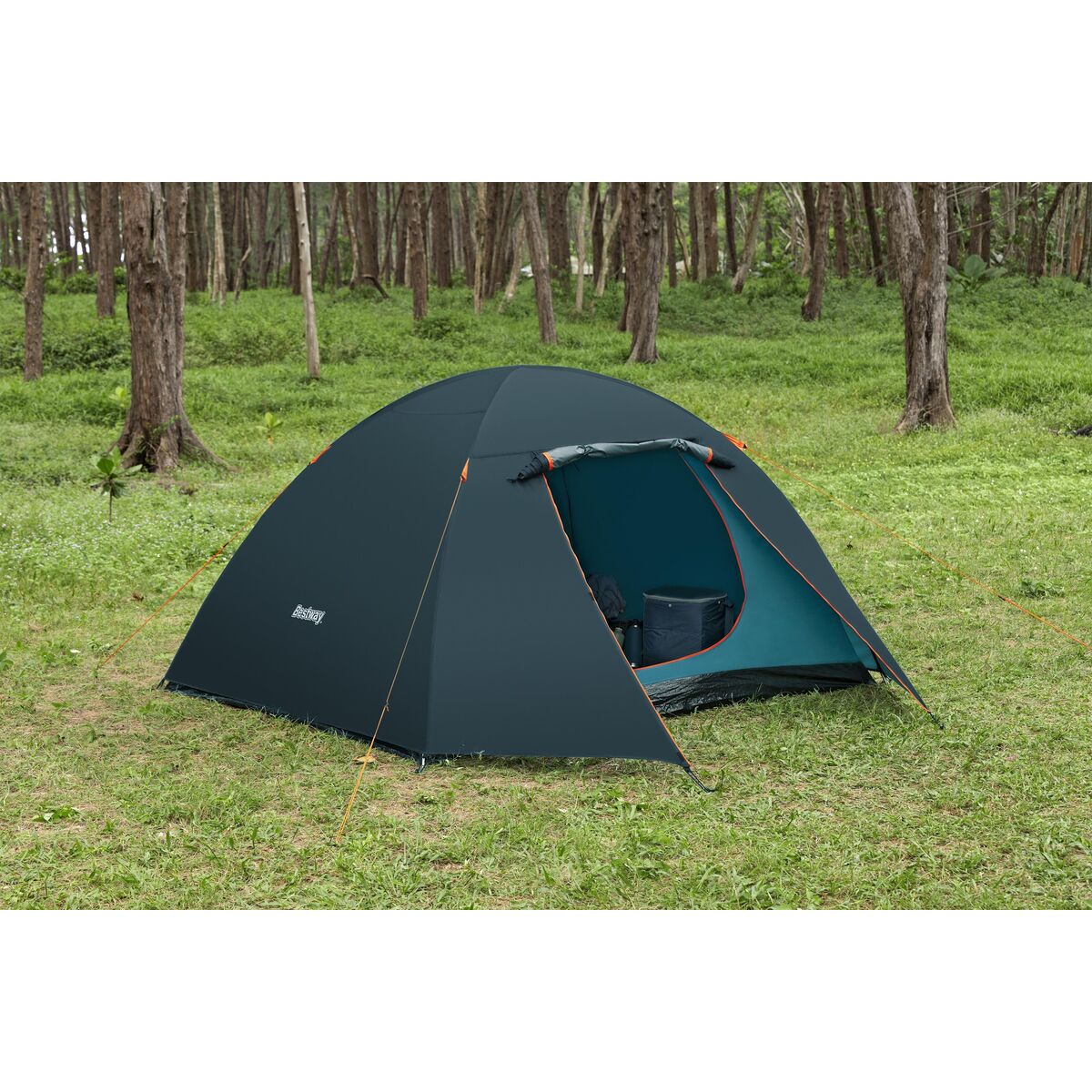 Bestway Tienda de Poliéster Fibra de Vidrio 70/210x240x140 cm Camping 68141 - 2