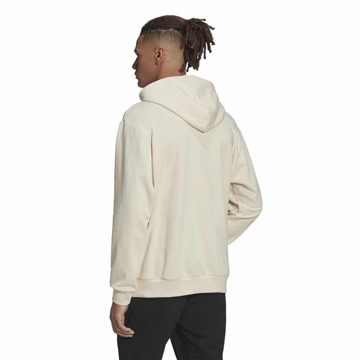 Tröja med huva Herr Adidas Essentials Feelcomfy Beige - 3