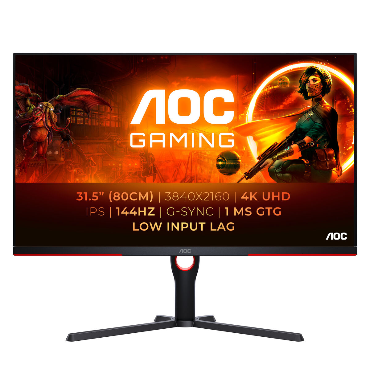 Monitor Gaming AOC  U32G3X/BK 4K Ultra HD 32" - 2