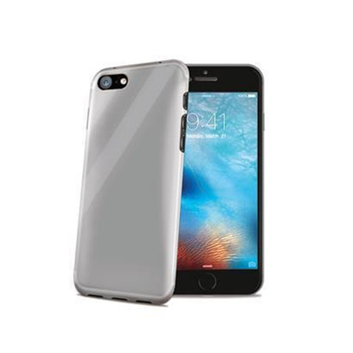 Mobilfodral Celly GELSKIN800 Vit Transparent Apple - 2