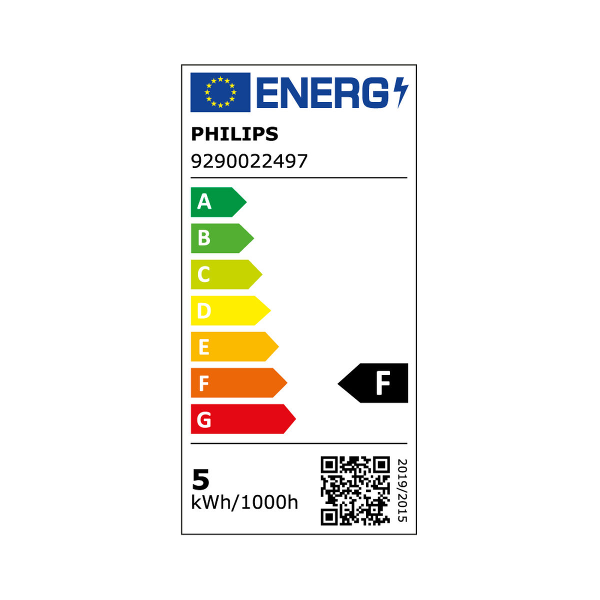 LED-lampa Philips F 4,3 W E14 470 lm 4,5 x 8,2 cm (6500 K) - 4