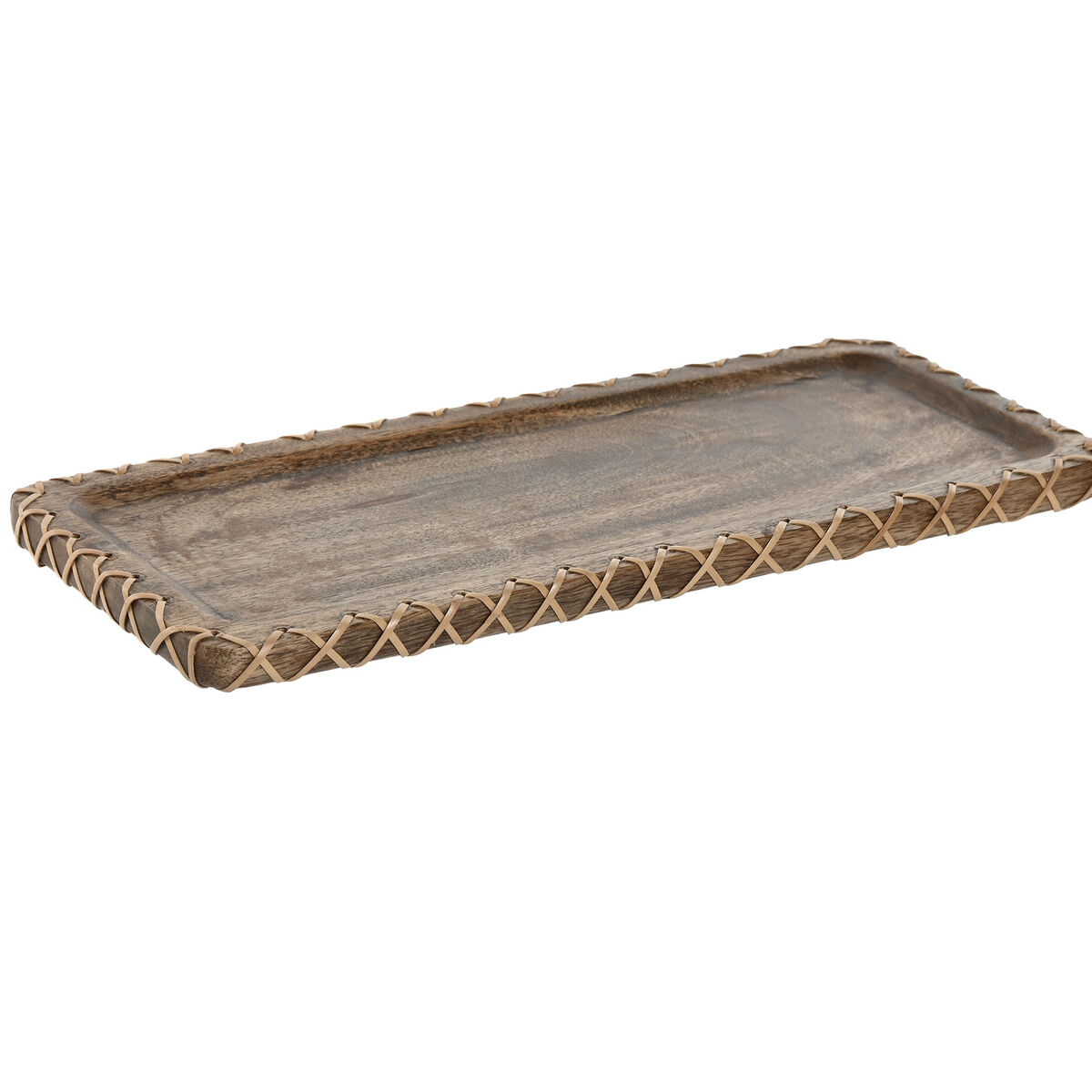 Bordsdekoration Home ESPRIT Naturell Mangoträ 33 x 13 x 1,25 cm