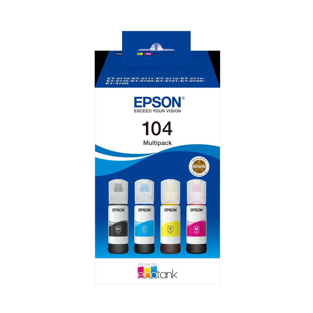 Original Bläckpatron Epson 104 Svart Magenta