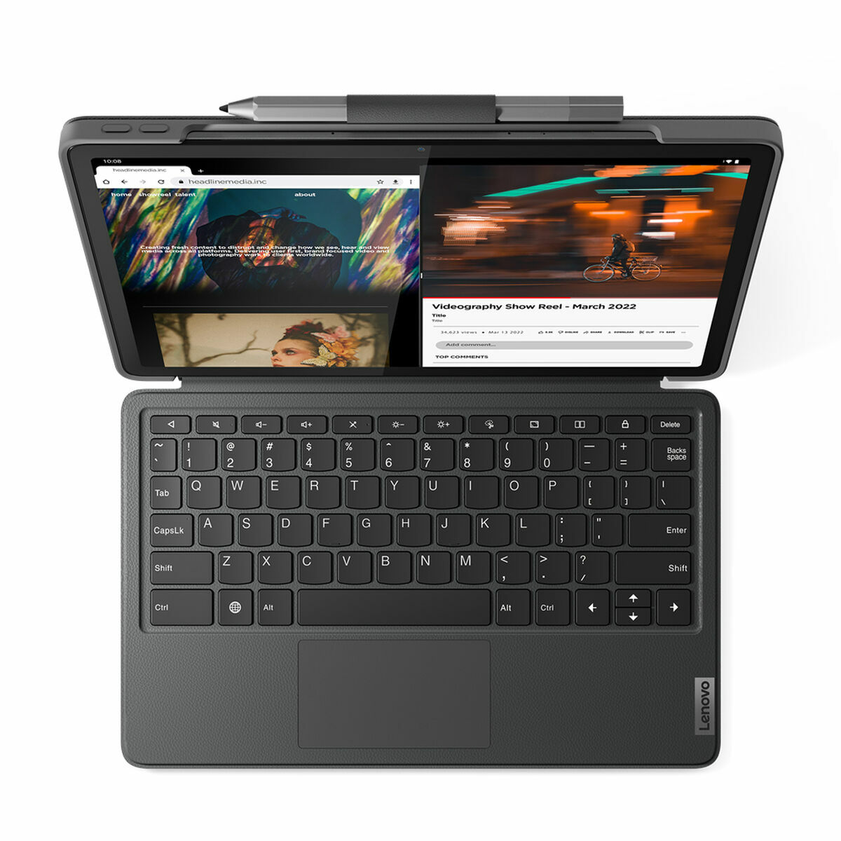 Läsplatta Lenovo 11,5" MediaTek Helio G99 4 GB RAM 128 GB Grå (Renoverade B) - 7