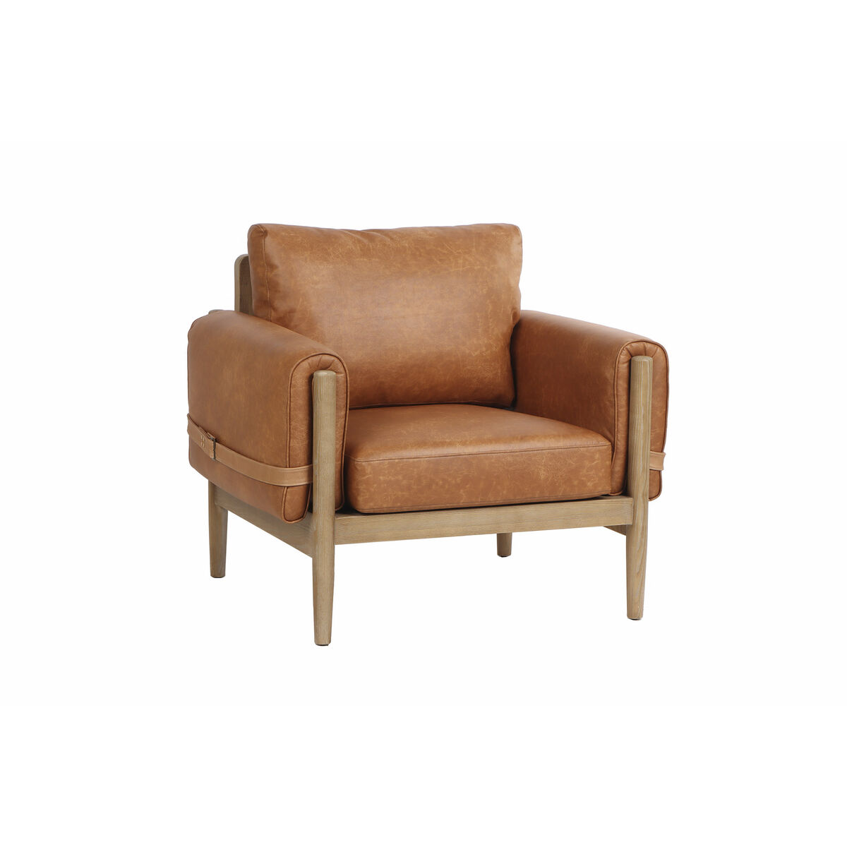Fåtölj Home ESPRIT Brun Aske 94 X 80 X 82 CM