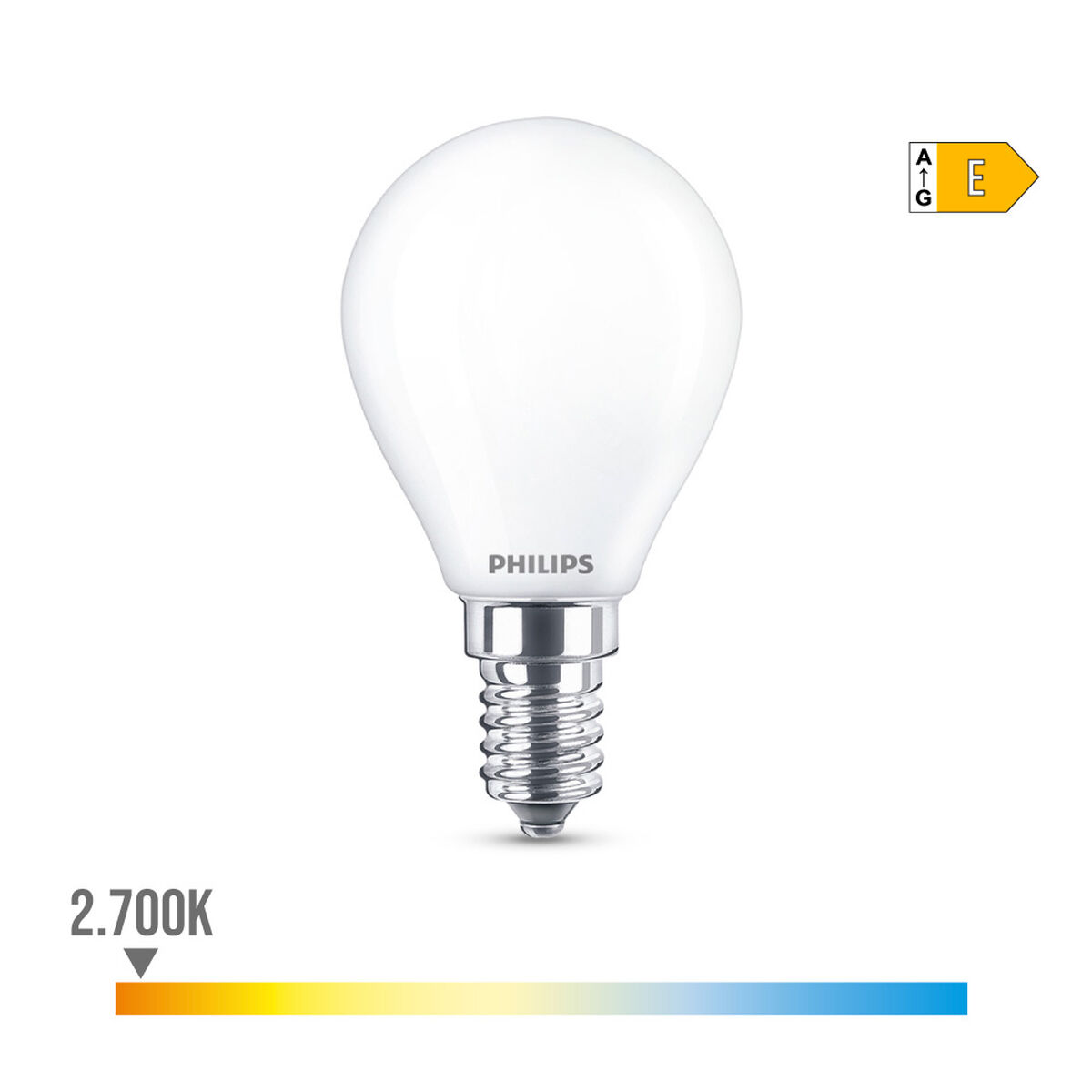 LED-lampa Philips E 6.5 W 6,5 W 60 W E14 806 lm Ø 4,5 x 8 cm (2700 K) - 6