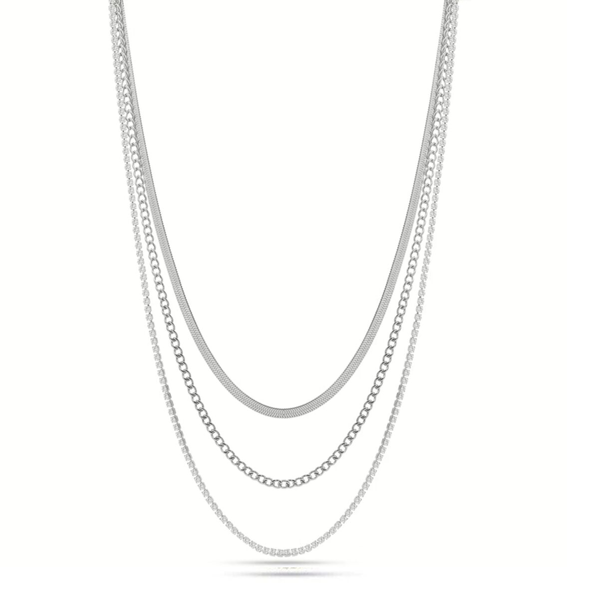 Damhalsband LIU JO LJ2645 Silvrig