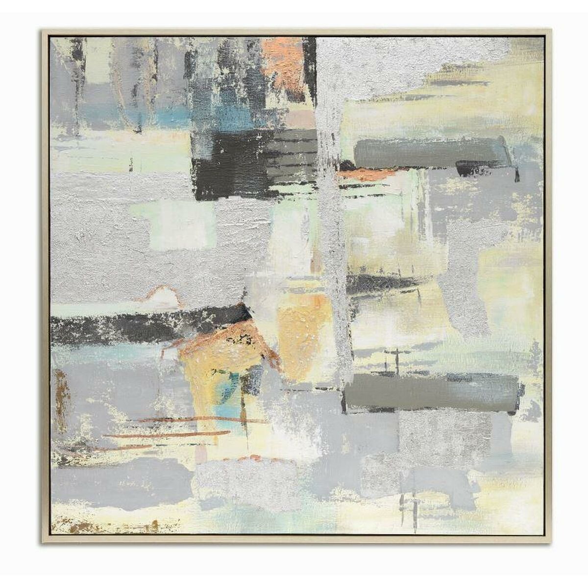 Kanvas DKD Home Decor Abstrakt Modern (131 x 3,8 x 131 cm)