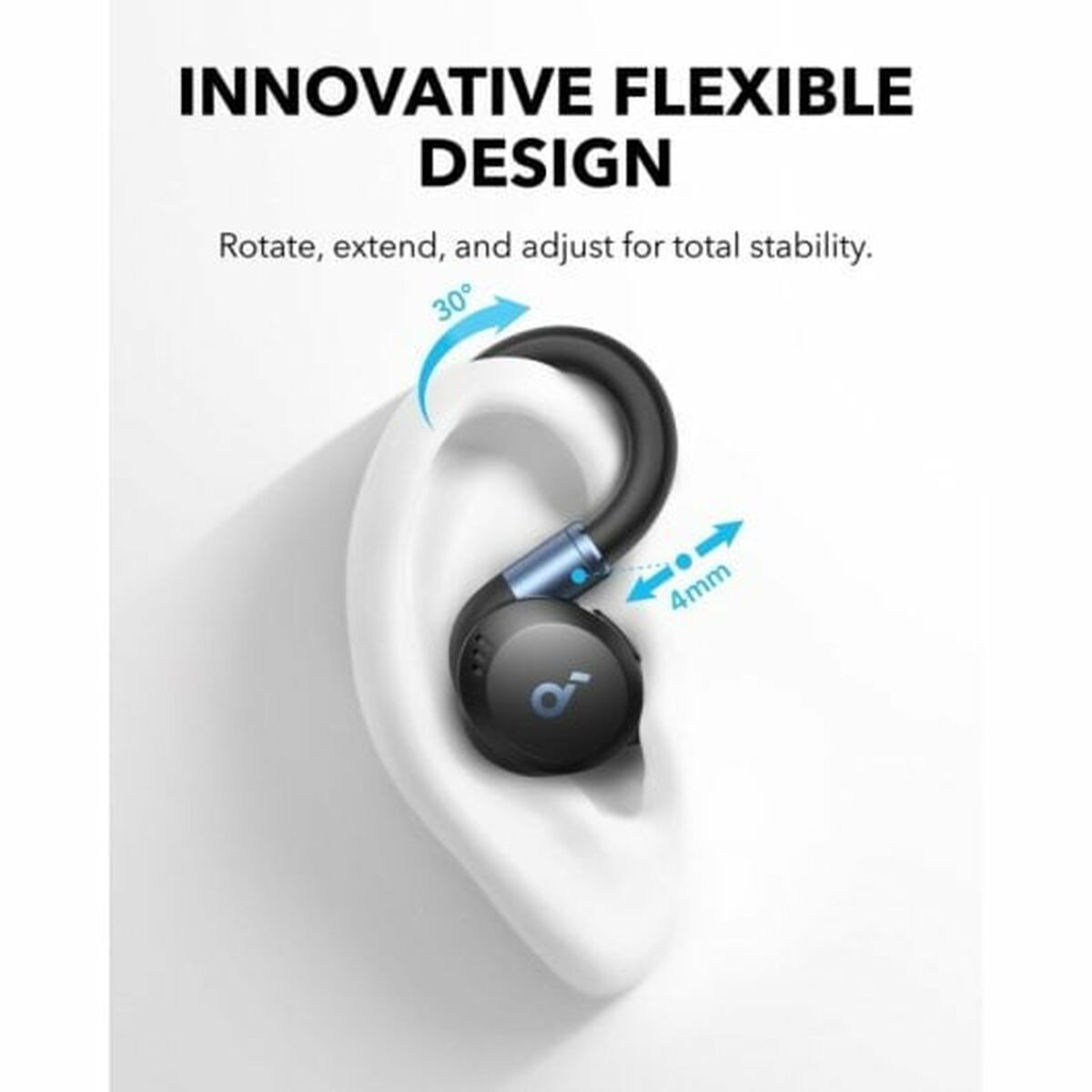 Ear Bluetooth hörlurar Soundcore Svart - 4