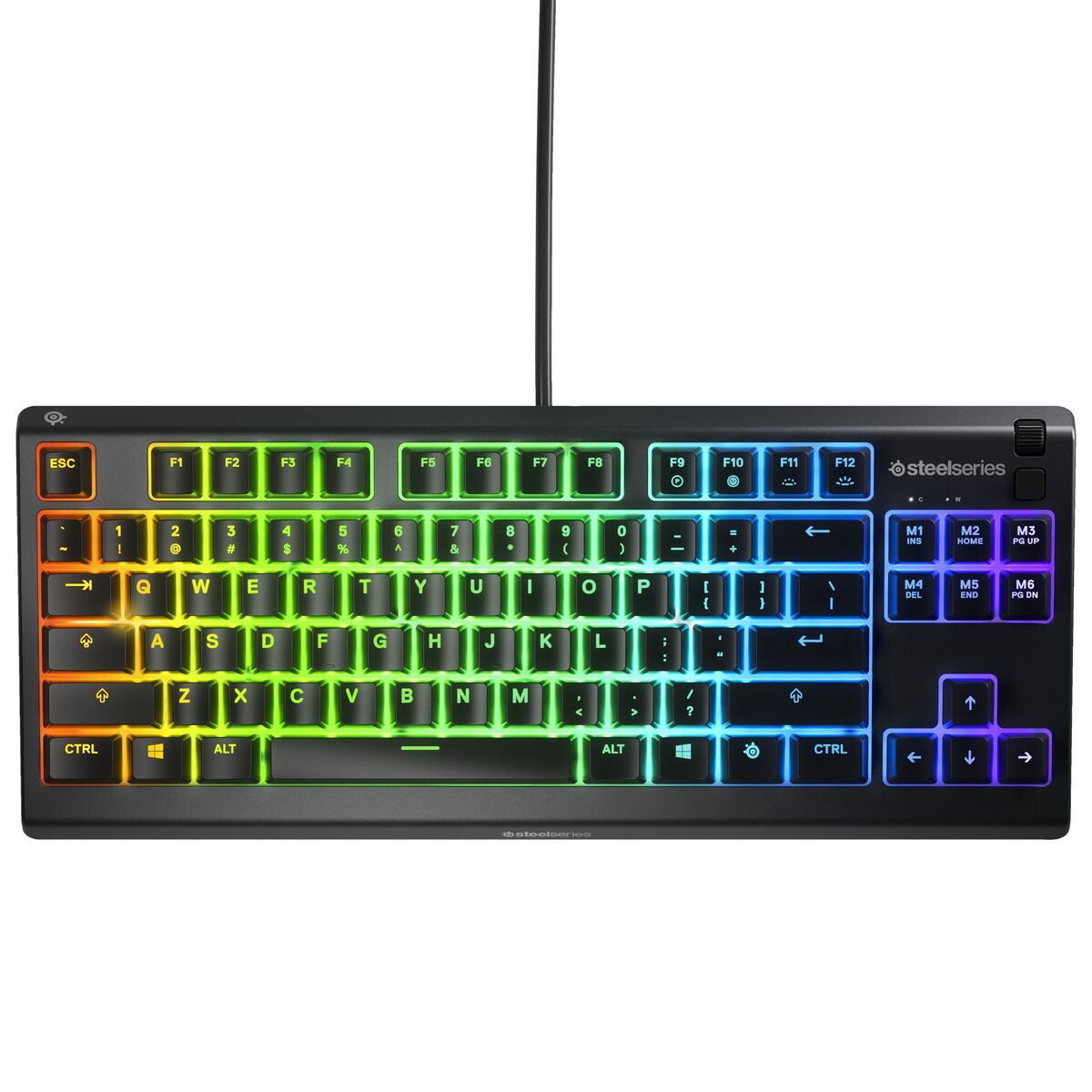 Gaming Tangentbord/ OR: Speltangentbord SteelSeries APEX 3 TKL Svart Qwerty Spanska - 2