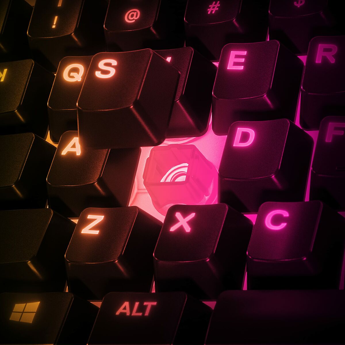 Gaming Tangentbord/ OR: Speltangentbord SteelSeries APEX 3 TKL Svart Qwerty Spanska - 6