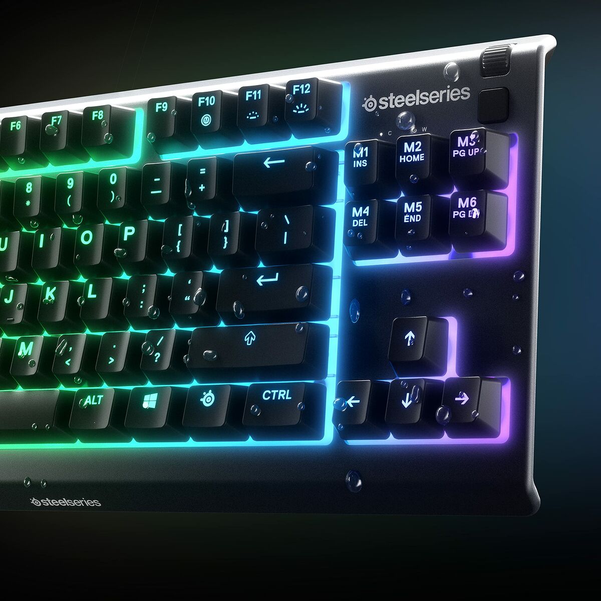 Gaming Tangentbord/ OR: Speltangentbord SteelSeries APEX 3 TKL Svart Qwerty Spanska - 7