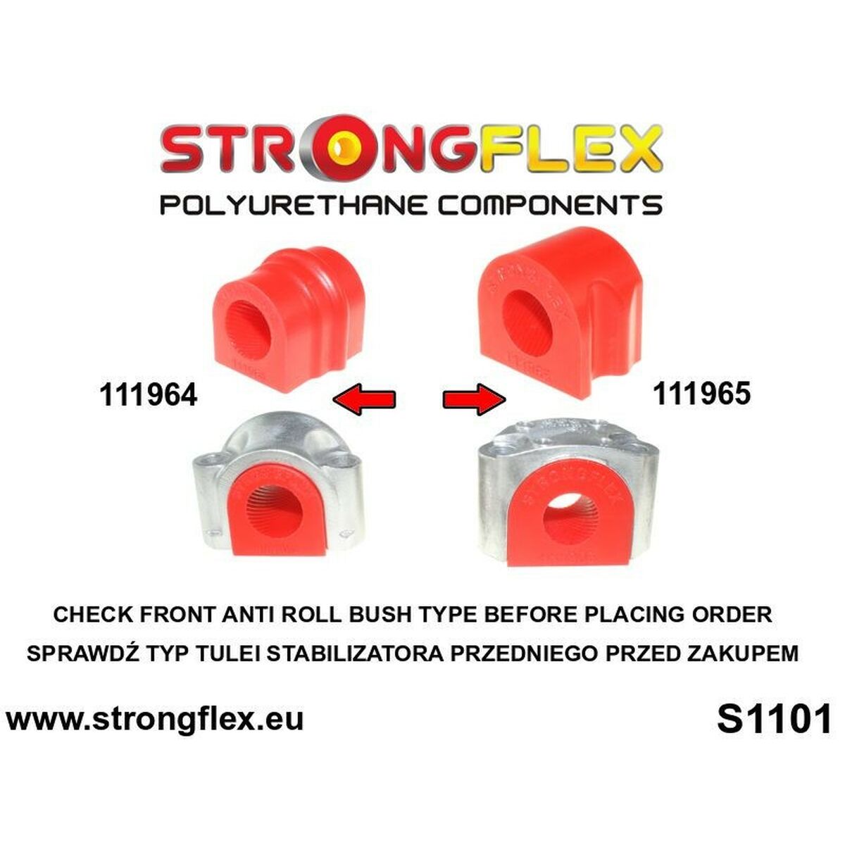 Silentblock Strongflex STF111965B - 2