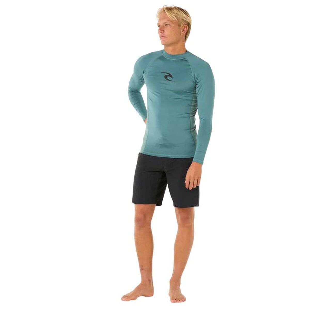 Badtröja Rip Curl Waves Upf Perf L/S Blå
