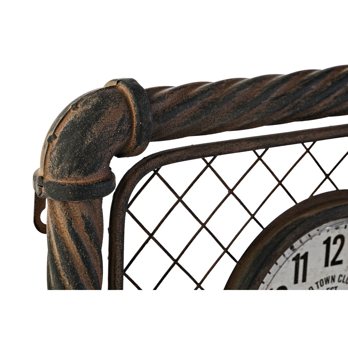 Väggklocka Home ESPRIT Mörkgrå polypropen Järn 93 x 5 x 42 cm - 2