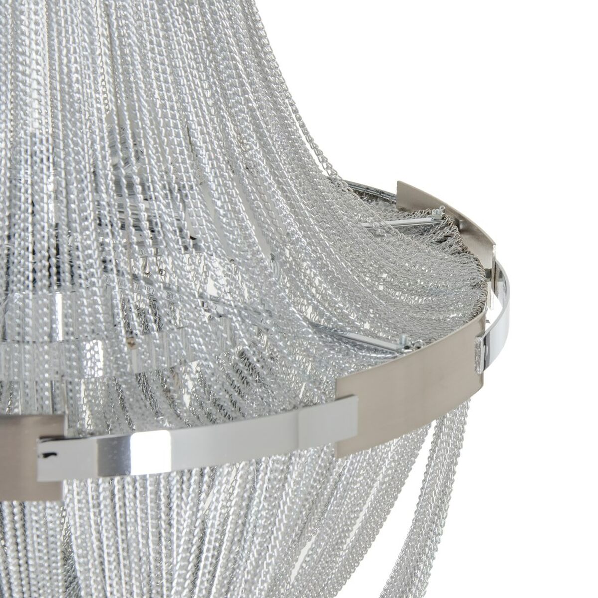 Taklampa 50 x 50 x 90 cm Metall Silver - 4