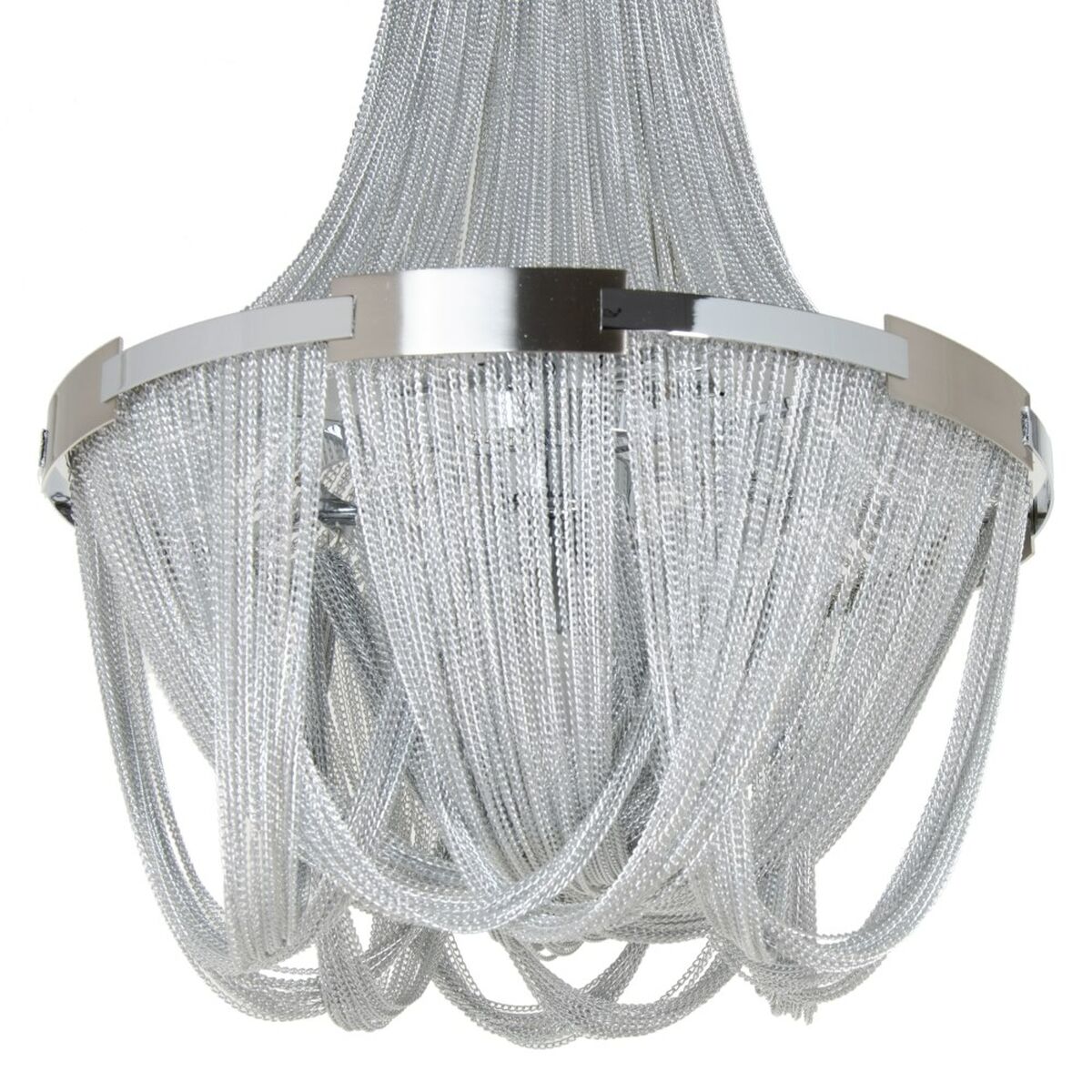 Taklampa 50 x 50 x 90 cm Metall Silver - 3