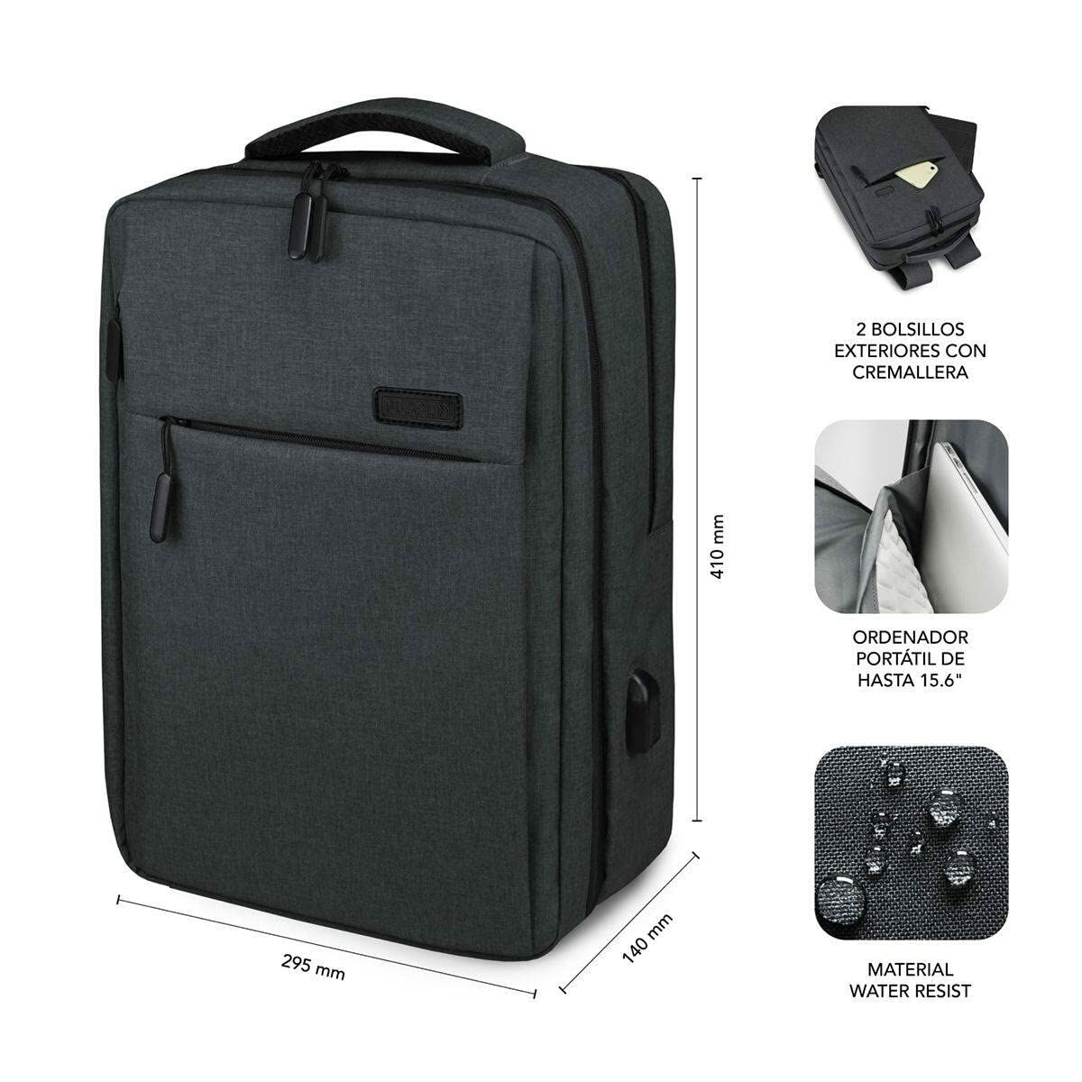 Laptopryggsäck Subblim SUB-BP-3EAP100 Grå - 5