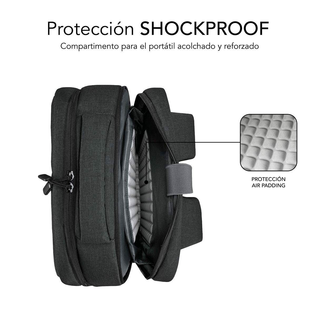 Laptopryggsäck Subblim SUB-BP-3EAP100 Grå - 6