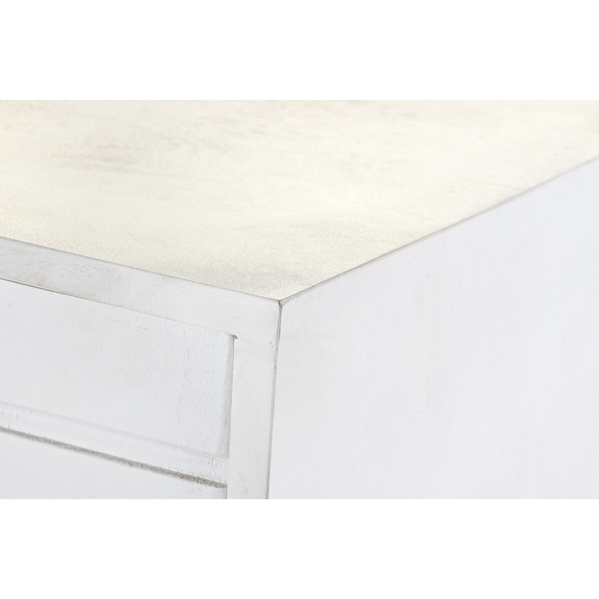 Skänk DKD Home Decor Vit Mässing Mangoträ 157 x 43 x 84 cm 153 x 43 x 84 cm Romb - 7