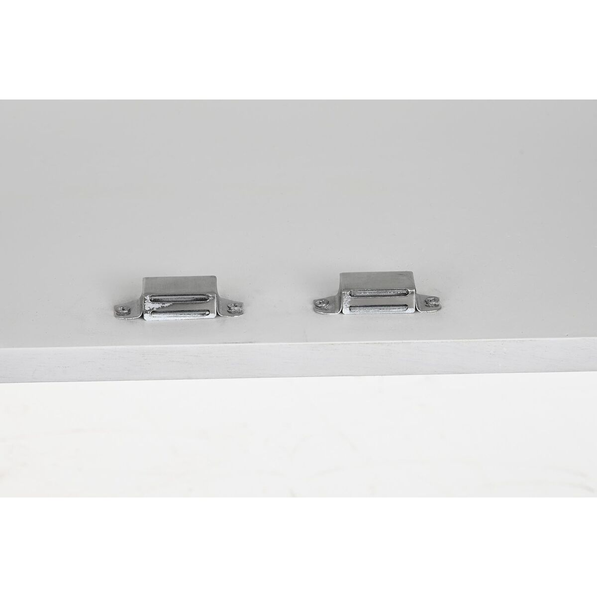 Skänk DKD Home Decor Vit Mässing Mangoträ 157 x 43 x 84 cm 153 x 43 x 84 cm Romb - 4